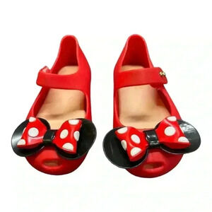 iFANS Girls Sweet Dot Bow Princess Sandals Shoes Mary Jane Flats for Toddler Sz8